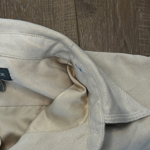 BEECHERS BROOK - cream velvet button up top - Picture 4 of 4